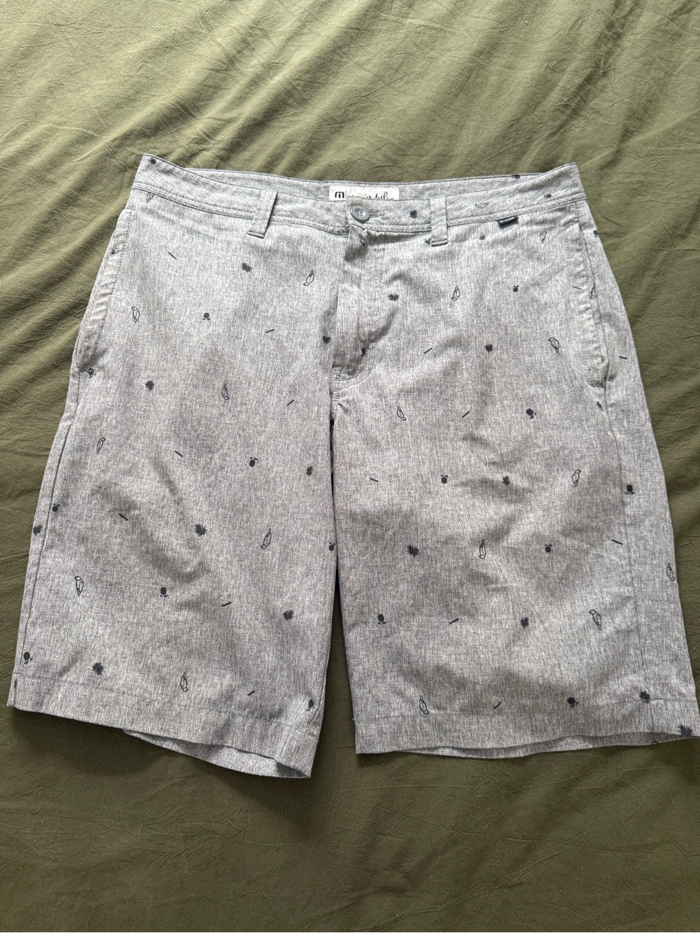 Travis Mathew Light Gray Shorts